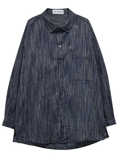 Summer line linen shirt_blue - SMITH ARMOR - BALAAN 1