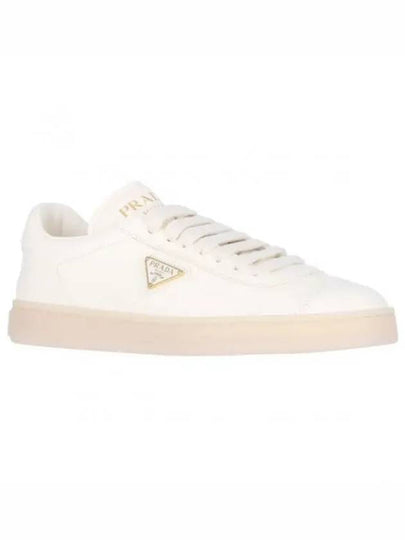 Leather Low Top Sneakers White - PRADA - BALAAN 2