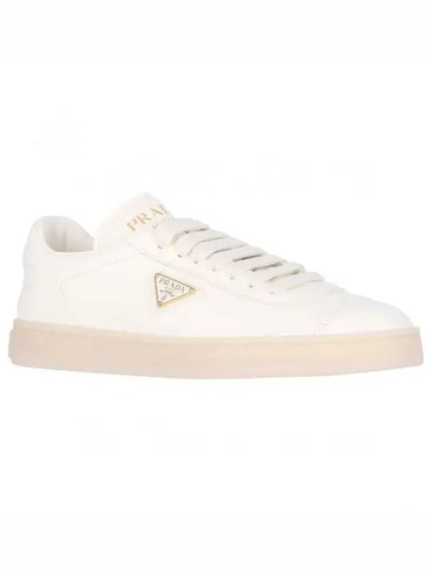 Leather Low Top Sneakers White - PRADA - BALAAN 2