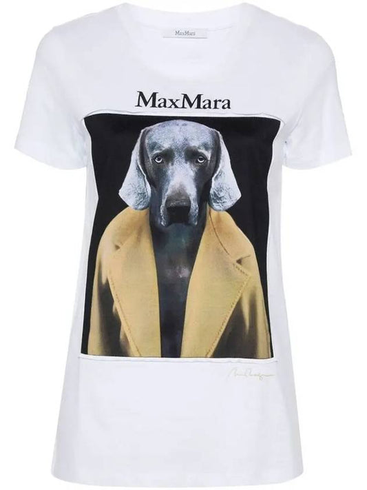 WOMEN S PRINTED COTTON T SHIRT 21946071600014 - MAX MARA - BALAAN 2