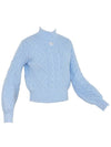 Golf Wear Balloon Sleeve Sweater Blue - J JANE - BALAAN 3