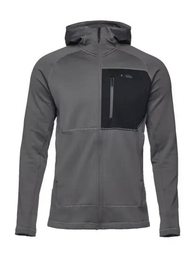 BLACK DIAMOND Factor Hoodie MENS Granite NAMAP744040 - BLACKBROWN - BALAAN 1