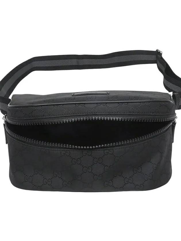 GG Fabric Waist Bag Black - GUCCI - BALAAN 4