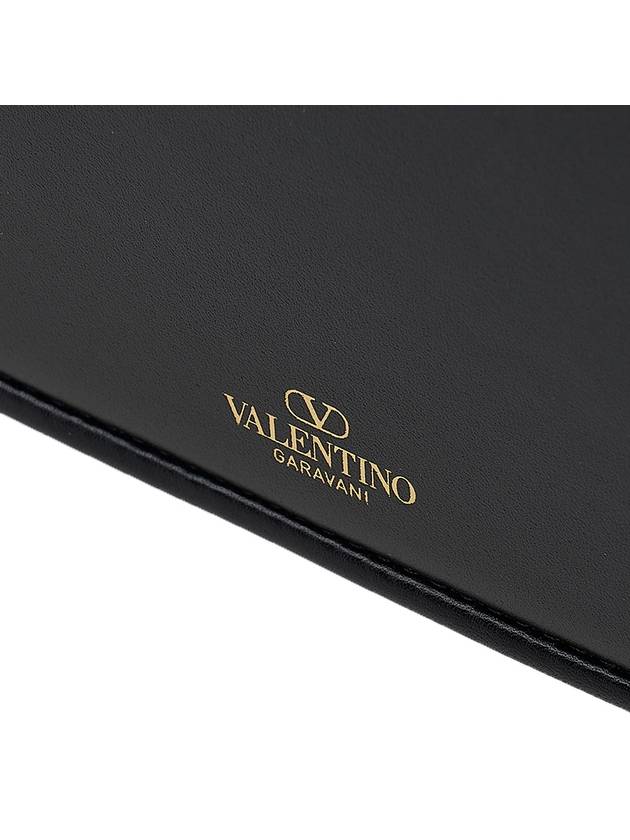 Leather Shoulder Bag Black - VALENTINO - BALAAN 8