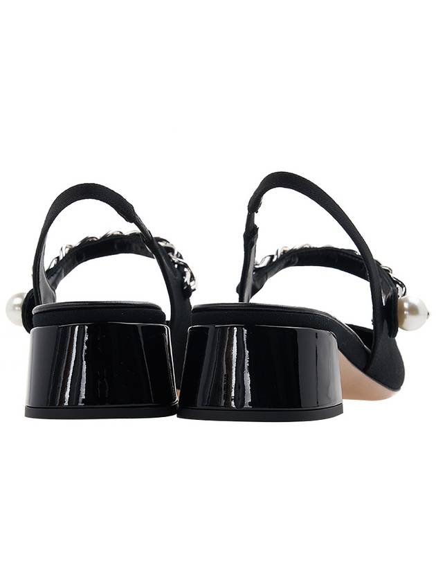 Patent Leather Slingback Heels Black - MIU MIU - BALAAN 5