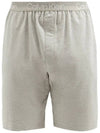 Underwear Check Cotton Blend Pajama Shorts Pants Gray - CALVIN KLEIN - BALAAN 2