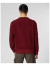 Lens Crew Neck Sweatshirt Red - CP COMPANY - BALAAN 4