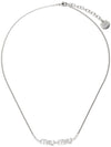 Crystal Metal Necklace Silver - MIU MIU - BALAAN 2