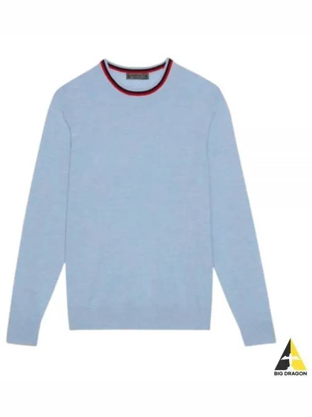 Crew Neck Merino Wool Sweater Sky - G/FORE - BALAAN 2