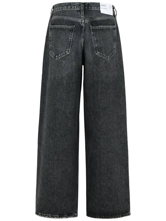 Agolde 'Sluggy Baggy' Black Denim Jeans - AGOLDE - BALAAN 3