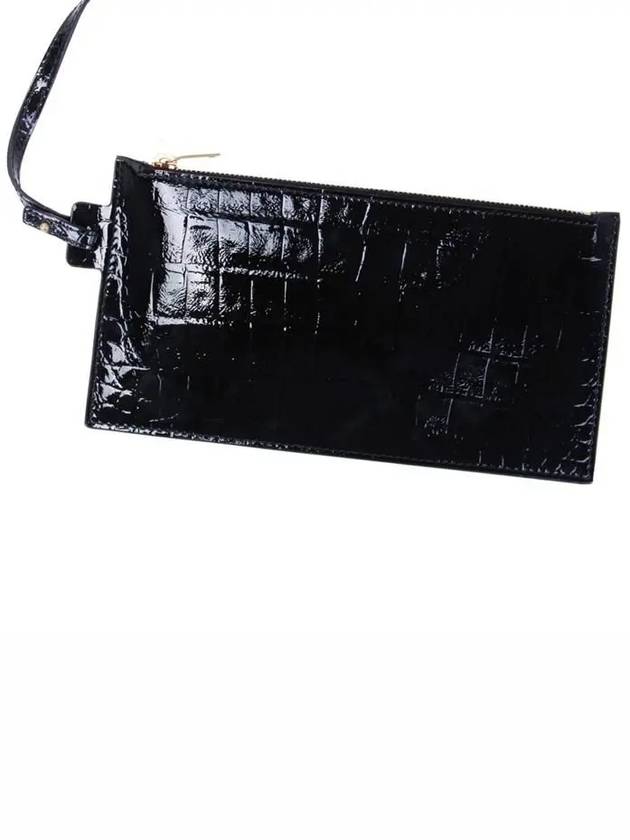 Paris VII Medium Embossed Shoulder Bag Black - SAINT LAURENT - BALAAN 9