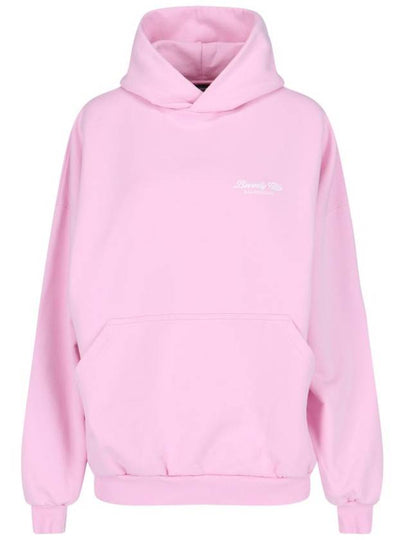 Beverly Hills Embroidered Hooded Top Pink - BALENCIAGA - BALAAN 2