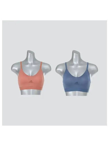 adidas UNDERWEAR 2 Pack Aero Ready Easy Support Bra - ADIDAS - BALAAN 1