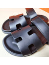 Chypre Calfskin Sandals Black - HERMES - BALAAN 8