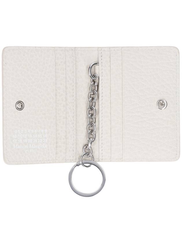 4 Stitch Keyring Card Wallet Grey - MAISON MARGIELA - BALAAN 3