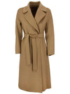 Oh CLES Belted Wool Coat Camel 2416011111 024 - MAX MARA - BALAAN 1