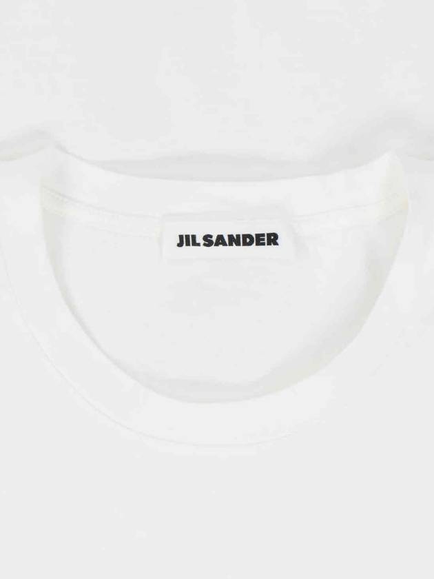 Short Sleeve T-Shirt J21GC0016J45051 100 White - JIL SANDER - BALAAN 4