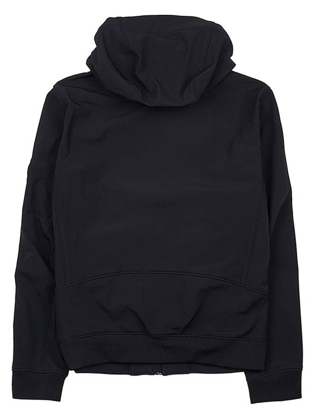 Shell-R Hooded Jacket Black - CP COMPANY - BALAAN 3