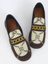 Jacquard moccasin loafer brown - MARNI - BALAAN 4