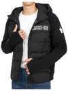 Grenoble Hooded Padded Cardigan Black - MONCLER - BALAAN 4