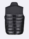 Cerces Logo Patch Down Padded Vest Black - MONCLER - BALAAN 4