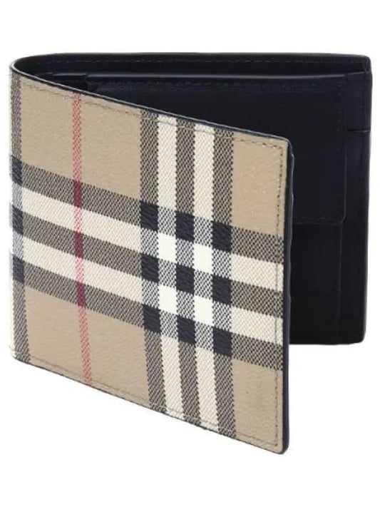 Vintage Check Bicycle Wallet Men - BURBERRY - BALAAN 1