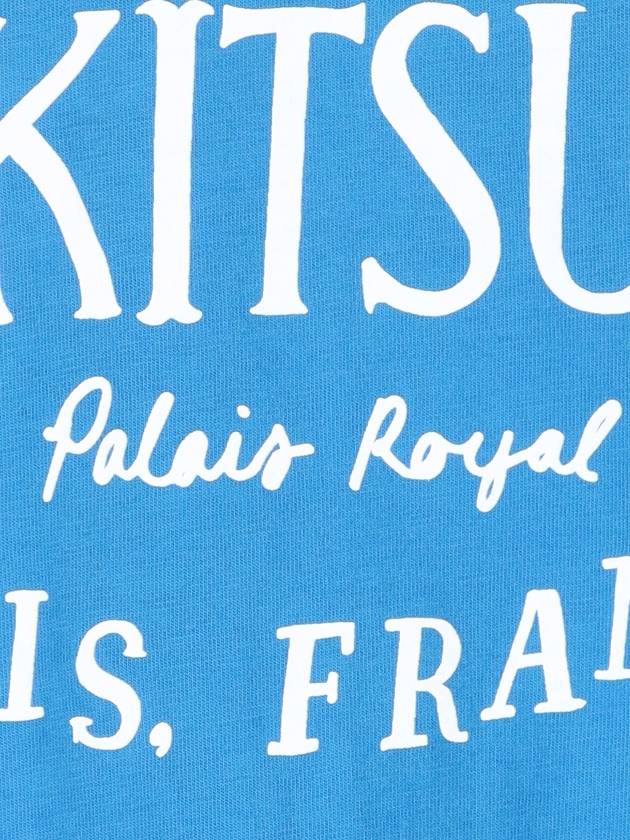 Paris Royal Classic Short Sleeve T-Shirt Sapphire - MAISON KITSUNE - BALAAN 5