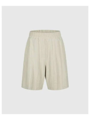 TRAVISMATHEW Men s Terry Jagard Shorts Beige - TRAVIS SCOTT - BALAAN 1