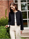 Blinn Tweed Jacket Black - VALLUAT - BALAAN 2