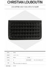 Credilou Spike Card Wallet Black - CHRISTIAN LOUBOUTIN - BALAAN 3