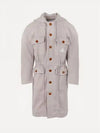 ORB Embroidered Cotton Single Coat Grey Mink - VIVIENNE WESTWOOD - BALAAN 2