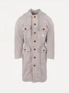 ORB Embroidered Cotton Single Coat Grey Mink - VIVIENNE WESTWOOD - BALAAN 3