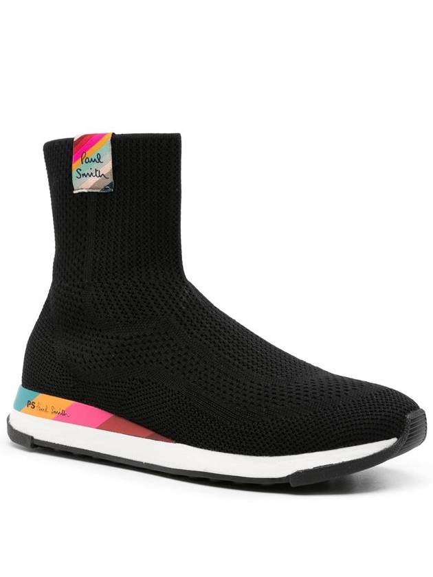 Paul Smith Comet Logo-Patch High-Top Sneakers - PAUL SMITH - BALAAN 2