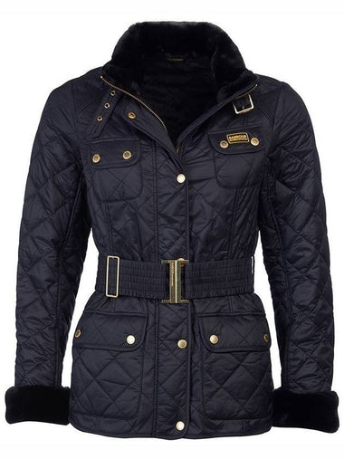 Modern International Belted Padding Black - BARBOUR - BALAAN 1