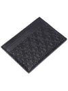 Monogram Pineapple Print Card Wallet Black - SAINT LAURENT - BALAAN 6