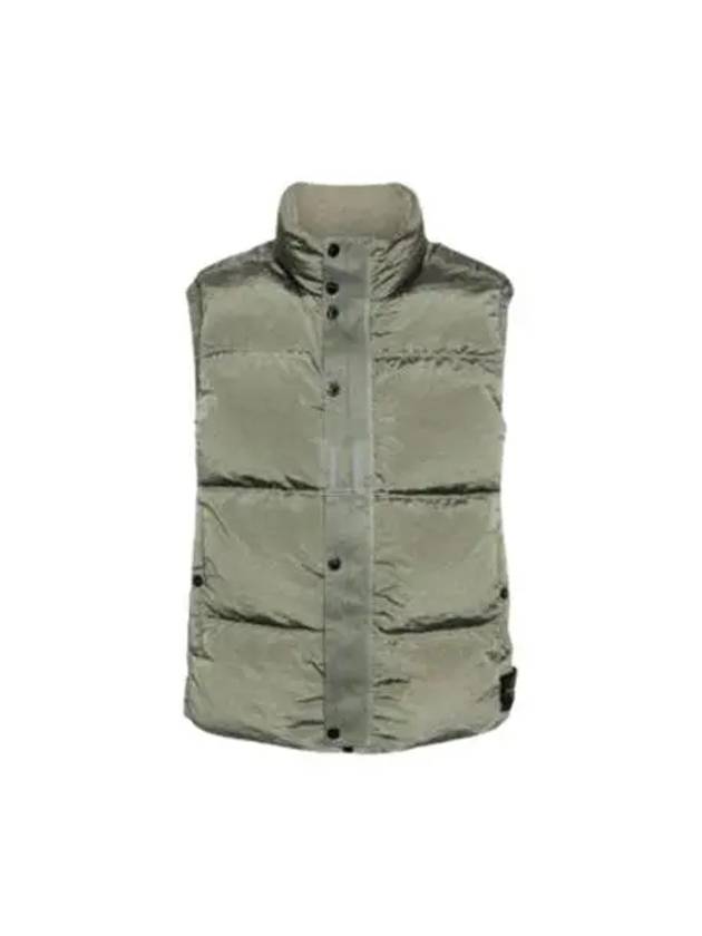 High Neck Padded Vest Green - STONE ISLAND - BALAAN 2