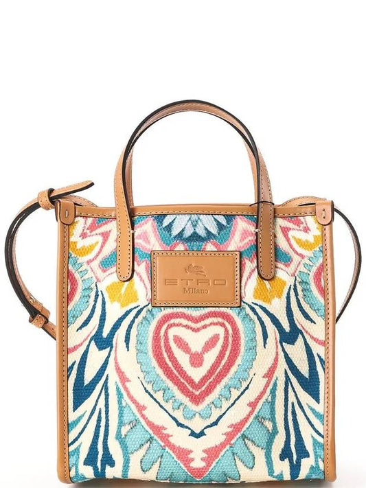 Globe Trotter Print Cotton Tote Bag - ETRO - BALAAN 2