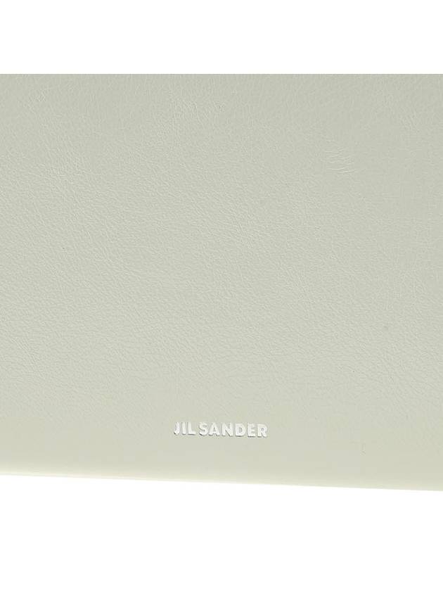 Logo Patent Leather Shoulder Bag White - JIL SANDER - BALAAN 8