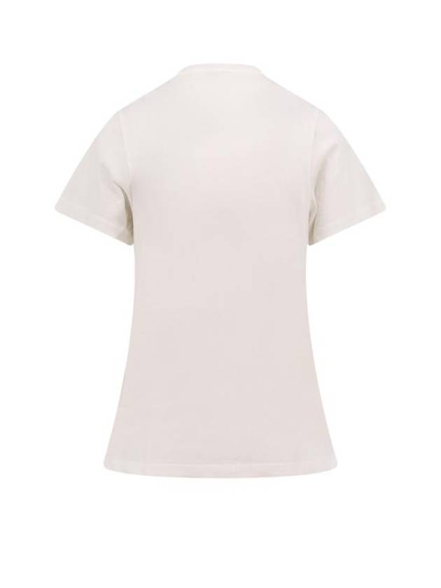 Embroidered Logo Cotton Short Sleeve T-Shirt White - TOTEME - BALAAN 3