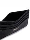 Selleria Leather Card Wallet Black - FENDI - BALAAN 3