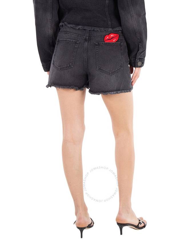 Pinko Ladies Black Limousine Gina Denim Shorts, Waist Size 28" - PINKO - BALAAN 3