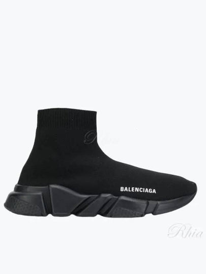 Speed ​​Recycle Knit High Top Sneakers Black - BALENCIAGA - BALAAN 2