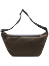 Sky Small Classic Grain Canvas Messenger Bag Olive Black - MULBERRY - BALAAN 5