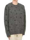 Polk Crew Men's Knit MK088Z CHARCOAL MARL - ALLSAINTS - BALAAN 3