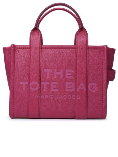 Small Leather Tote Bag Lipstick Pink - MARC JACOBS - BALAAN 1