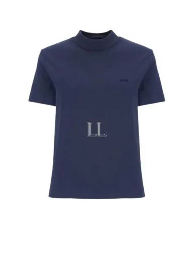 Caroll Logo Print Short Sleeve T-shirt Navy - A.P.C. - BALAAN 2