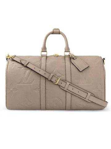 Louis Vuitton Keepall 45 Bandouliere Monogram Duffel Bag Grey - LOUIS VUITTON - BALAAN 1