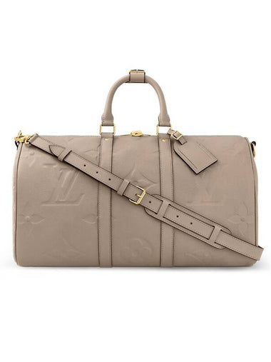 Keepall 45 Bandouliere Monogram Duffel Bag Grey - LOUIS VUITTON - BALAAN 1