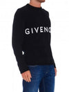 4G Logo Cotton Knit Top Black - GIVENCHY - BALAAN 4