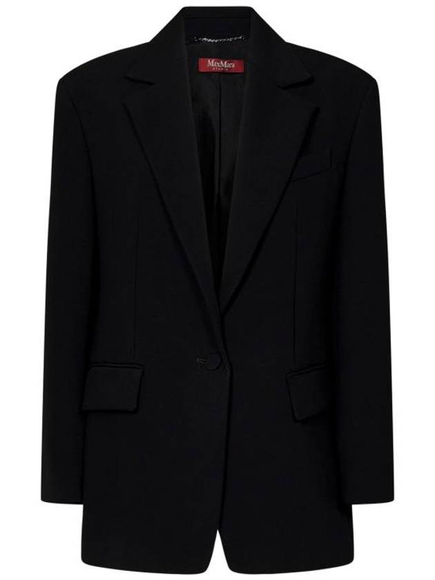 Oversized single jacket black - MAX MARA - BALAAN 1